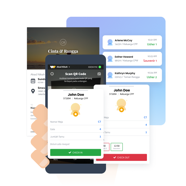 Check-in and Check-out